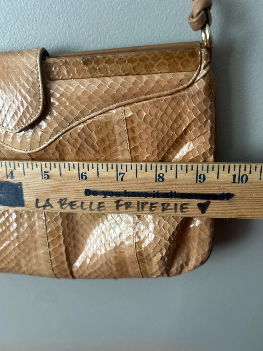 Vintage 70s snakeskin purse - Picture 16 of 16